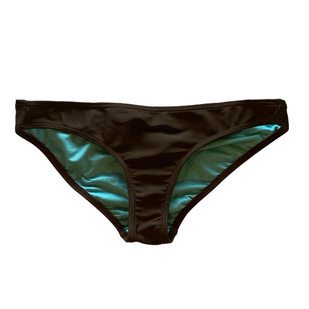 Rip Curl Size M Brown Green Lining Swimsuit Bottom. Great Condition!